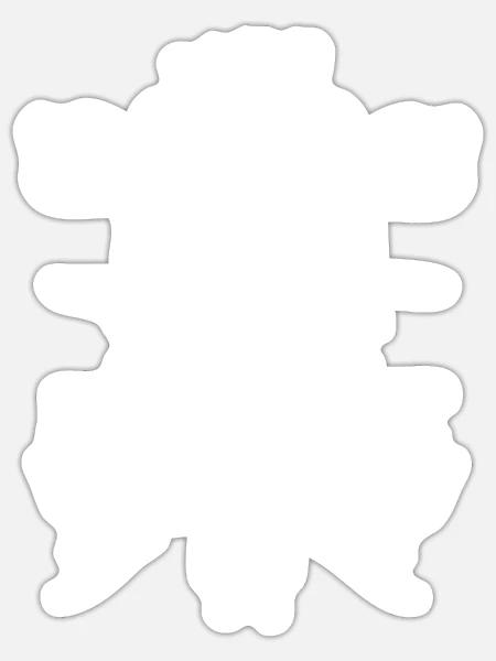 Mädchenname Rehan - Sticker Größe S (10 x 10 cm) - Mattweiß