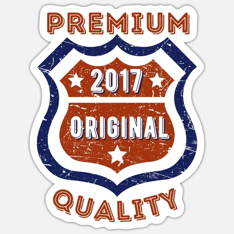 Premium Quality 2017 Sticker size S (10 x 10 cm)