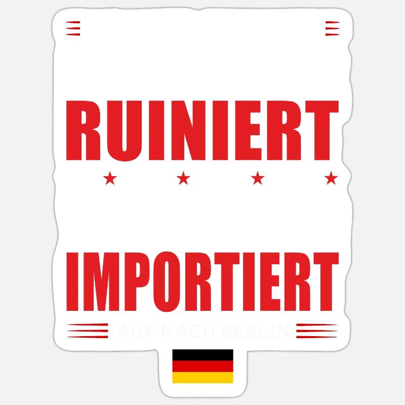 Ist der Bauer ruiniert Sticker Größe S (10 x 10 cm)