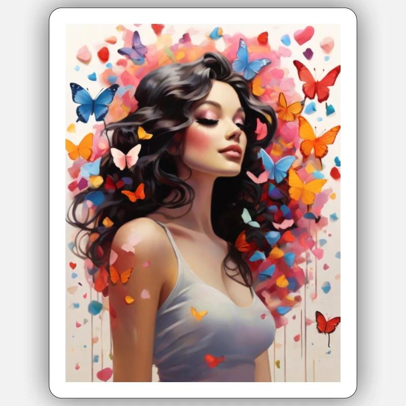 Mode & plus « Self-Love Full Version » 💎♥️ Sticker taille S (10 x 10 cm)