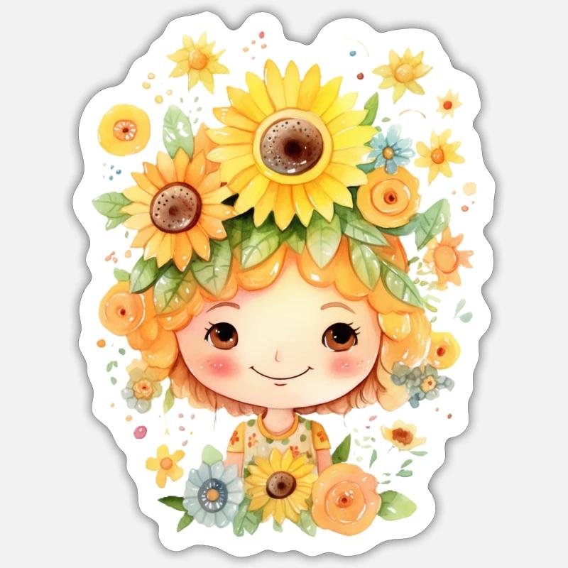 Source - Sticker taille S (10 x 10 cm) - blanc mat