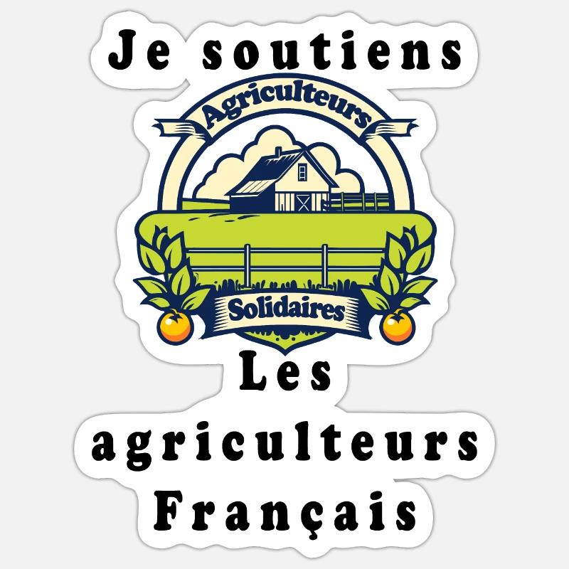 Farmer Support #7 Sticker size S (10 x 10 cm)