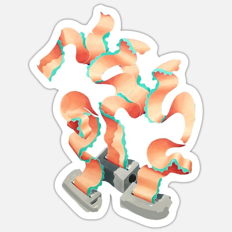 Pencil, Sharpener, Office, Abstract Sticker size S (10 x 10 cm)