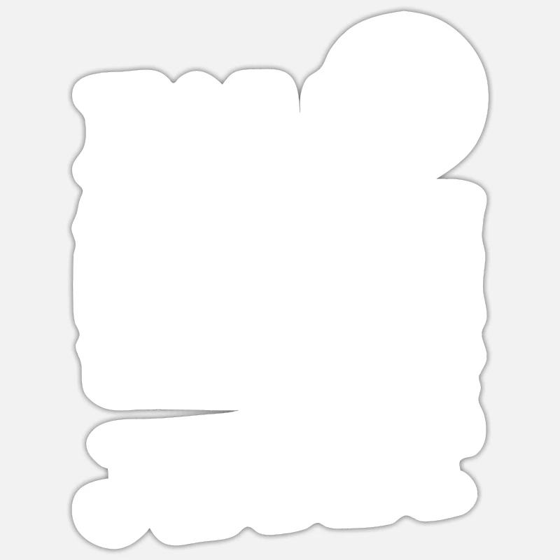 First name Malte - Sticker size S (10 x 10 cm) - white matte