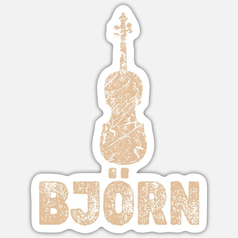 Viola Björn - Sticker size S (10 x 10 cm) - white matte