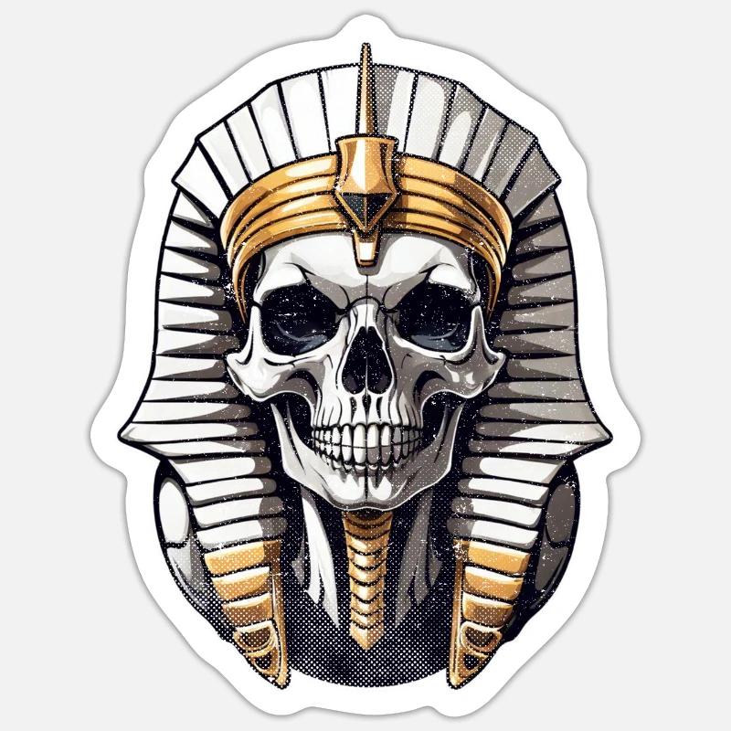 Pharaoh- Mummy - Egypt - Sticker size S (10 x 10 cm) - white matte