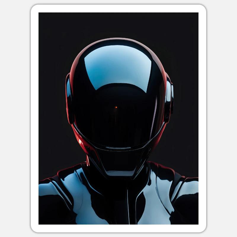 Robot d’impression 6 Sticker taille S (10 x 10 cm)