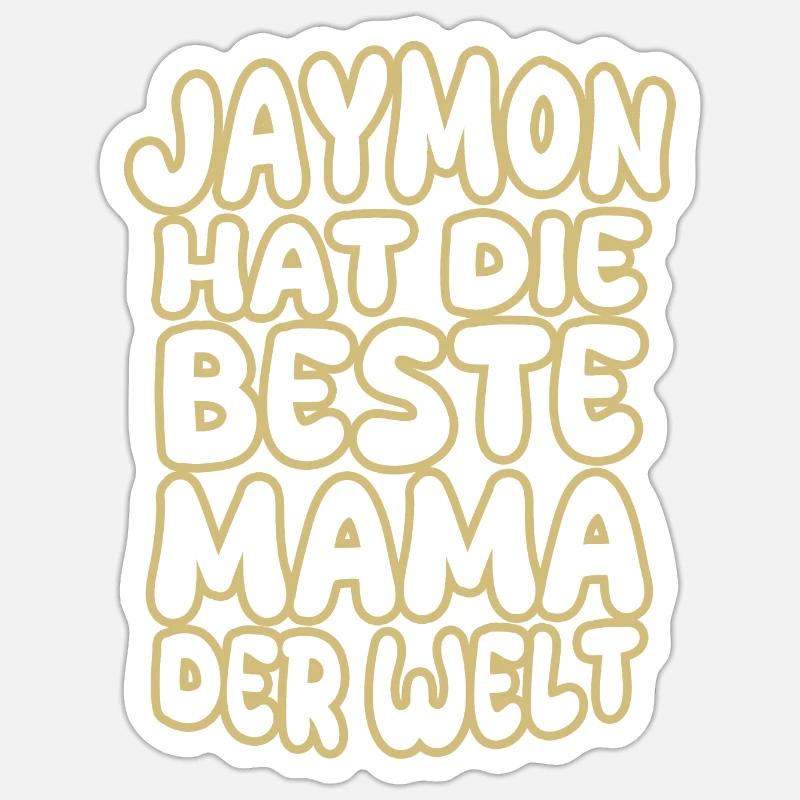 Saying Jaymon - Sticker size S (10 x 10 cm) - white matte