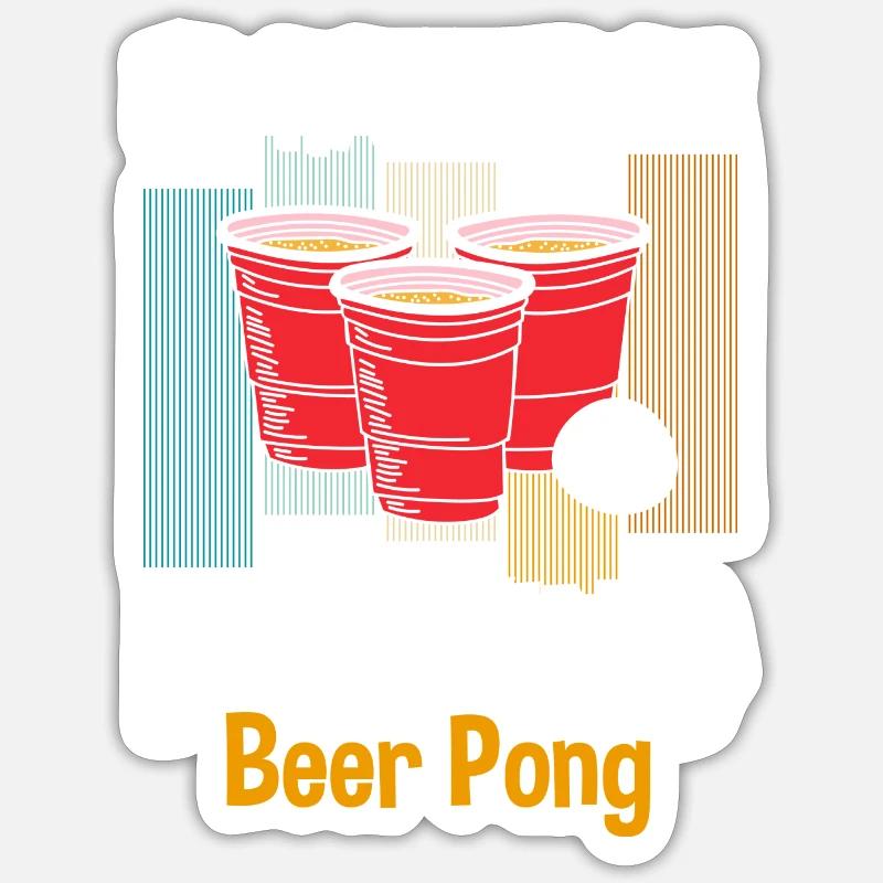 Beer Celebrations Drunkards - Sticker size S (10 x 10 cm) - white matte