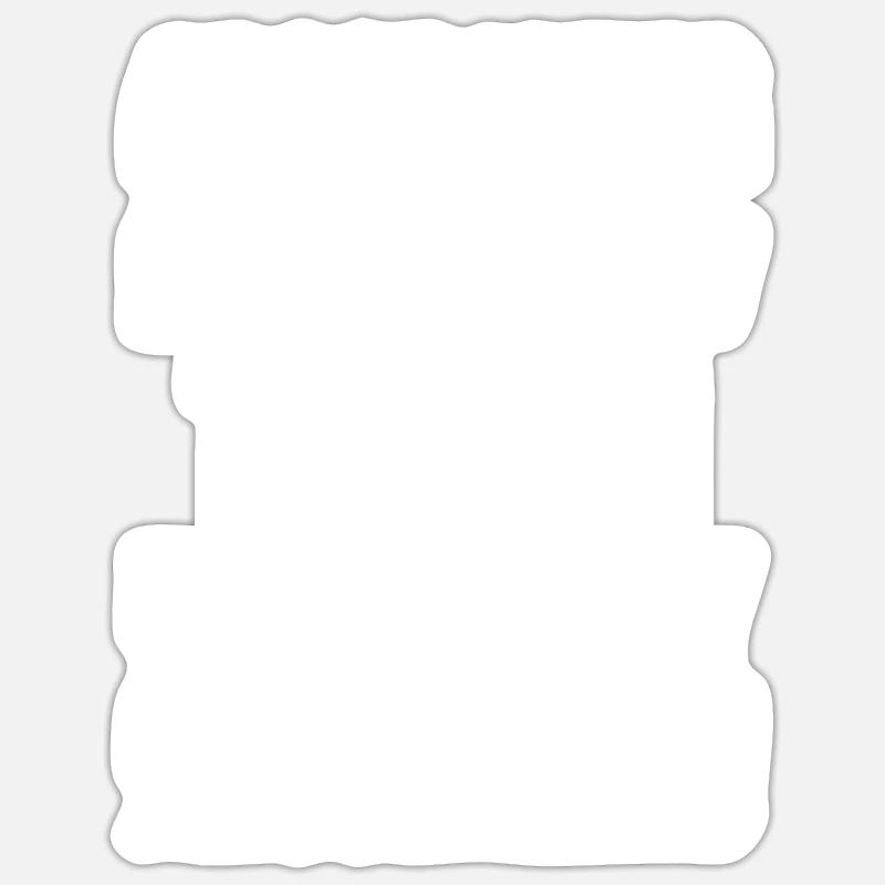 Arc-en-ciel 1981 - Sticker taille S (10 x 10 cm) - blanc mat