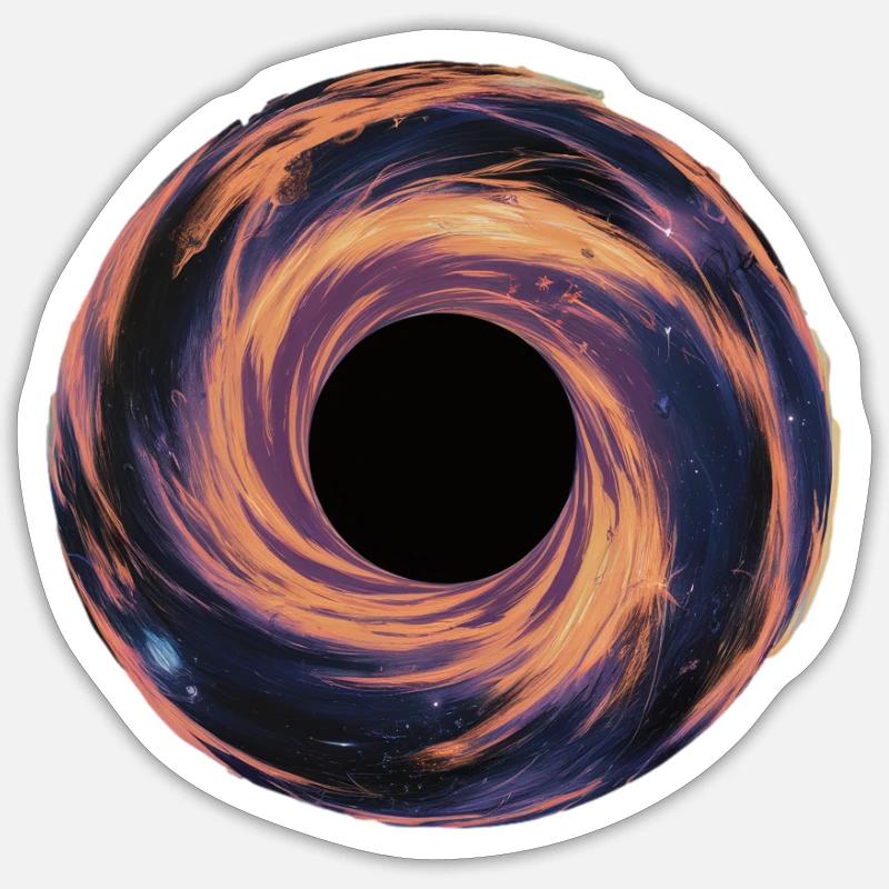 Fascinating black hole experience Sticker size S (10 x 10 cm)
