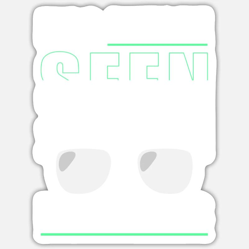 Lunettes Optique Hypermétrope - Sticker taille S (10 x 10 cm) - blanc mat
