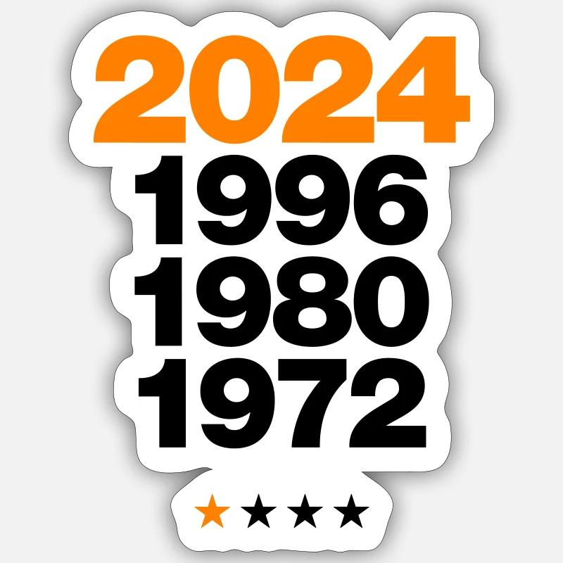 2024 - Sticker taille S (10 x 10 cm) - blanc mat