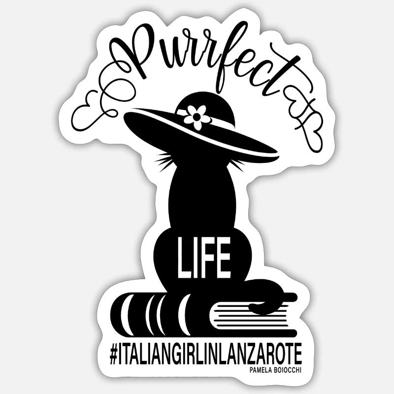 PERFEKTES LEBEN Sticker Größe S (10 x 10 cm)