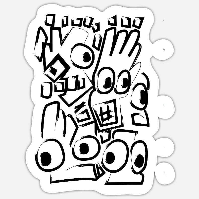 Sticker taille S (10 x 10 cm) - 