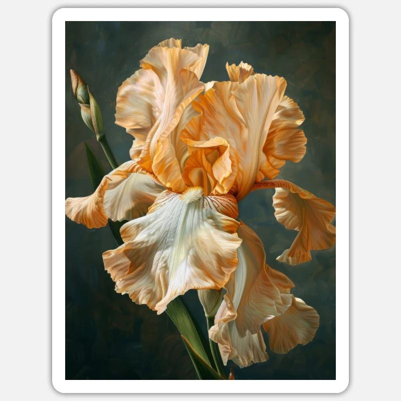 Iris FL 73 Sticker size S (10 x 10 cm)