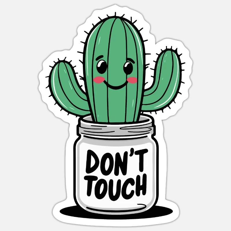 Don't touch Sticker size S (10 x 10 cm)