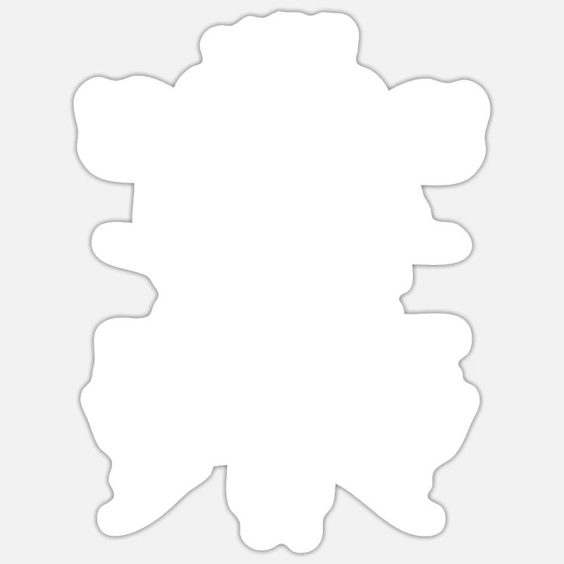 Mascha - Sticker Größe S (10 x 10 cm) - Mattweiß