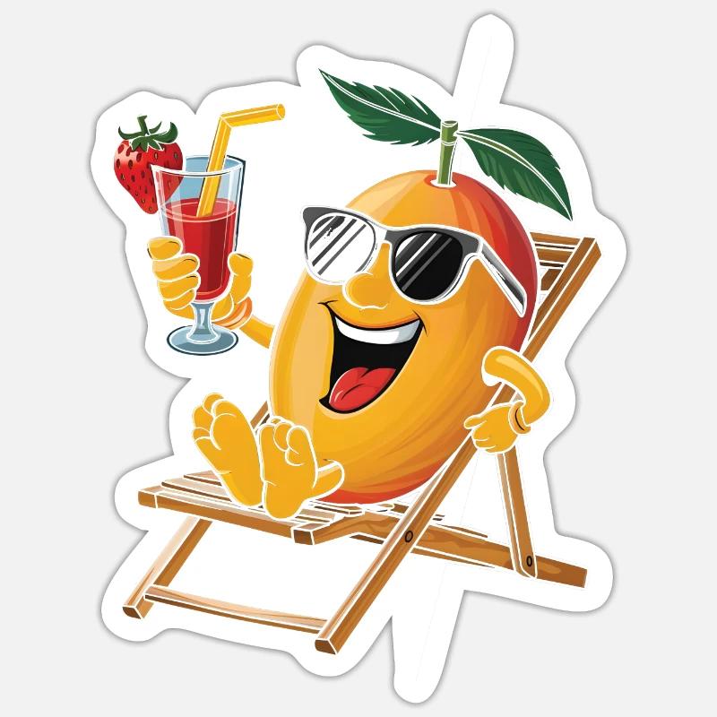 Mango Sticker Größe S (10 x 10 cm)