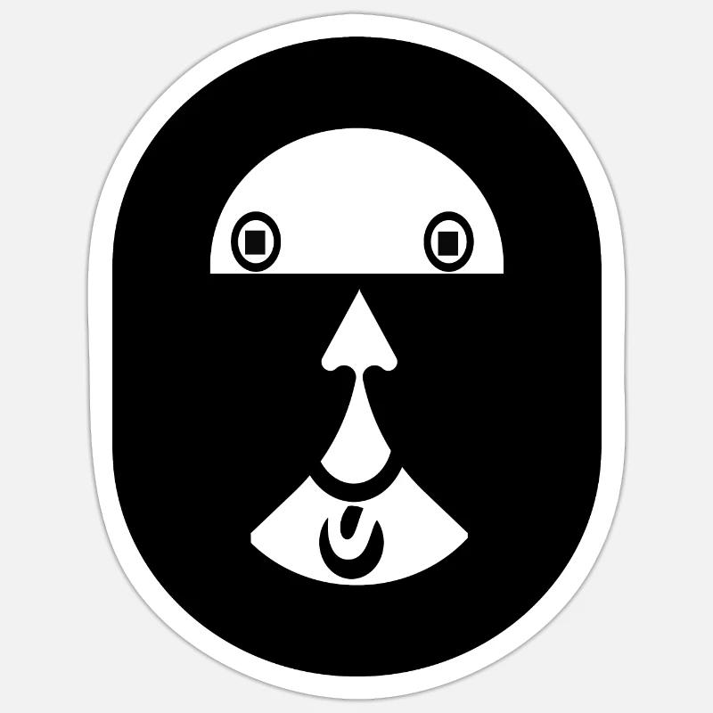 Blickfang - Sticker Größe S (10 x 10 cm) - Mattweiß