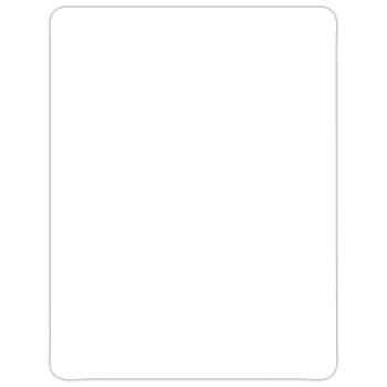 Flaschenpost - Sticker Größe S (10 x 10 cm) - Mattweiß - Vorne