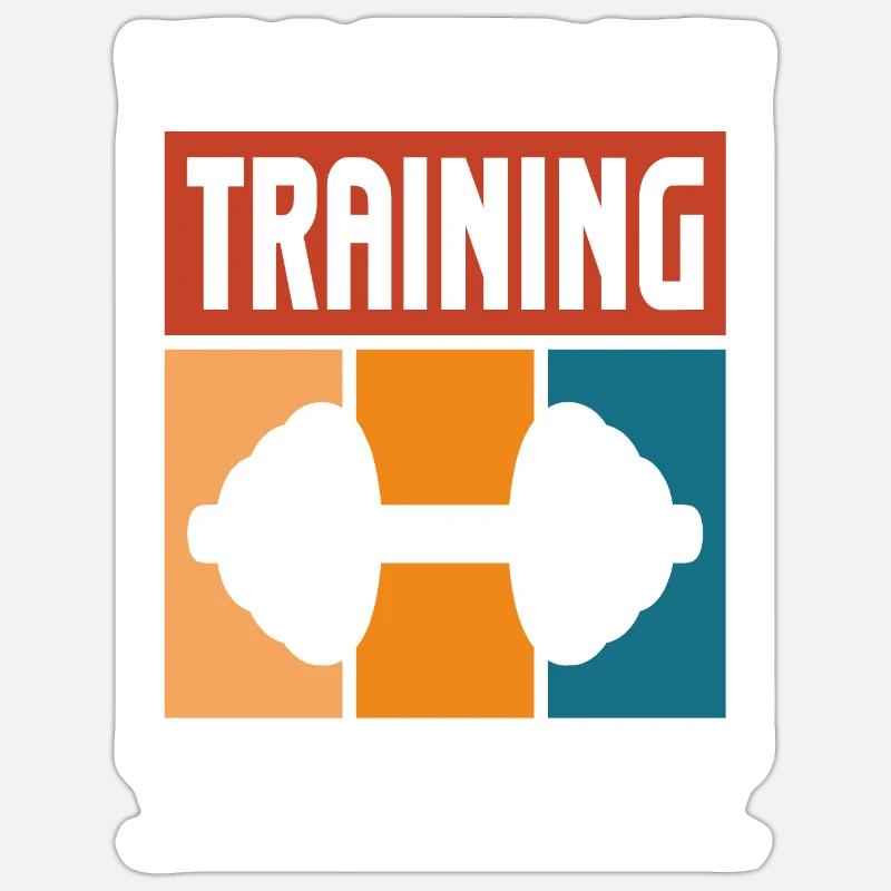Training Sticker size S (10 x 10 cm)