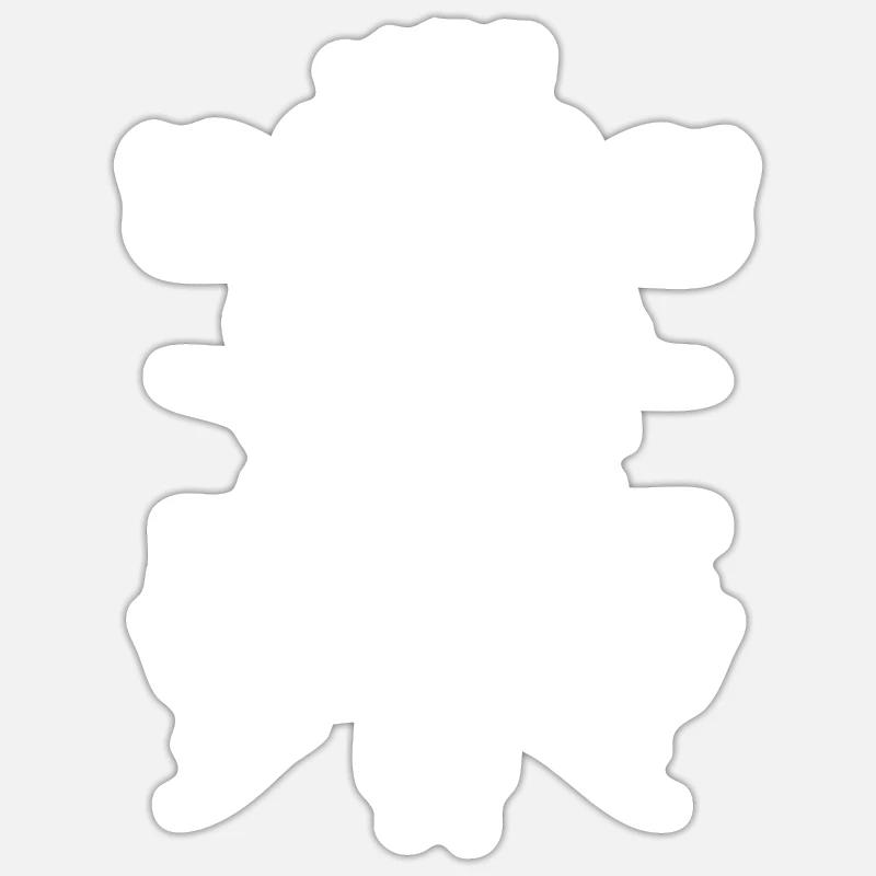 Simona - Sticker taille S (10 x 10 cm) - blanc mat