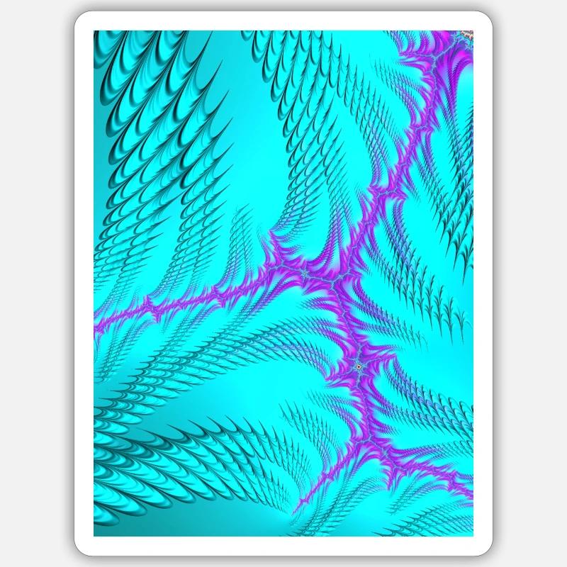 Lightning - Sticker size S (10 x 10 cm) - white matte