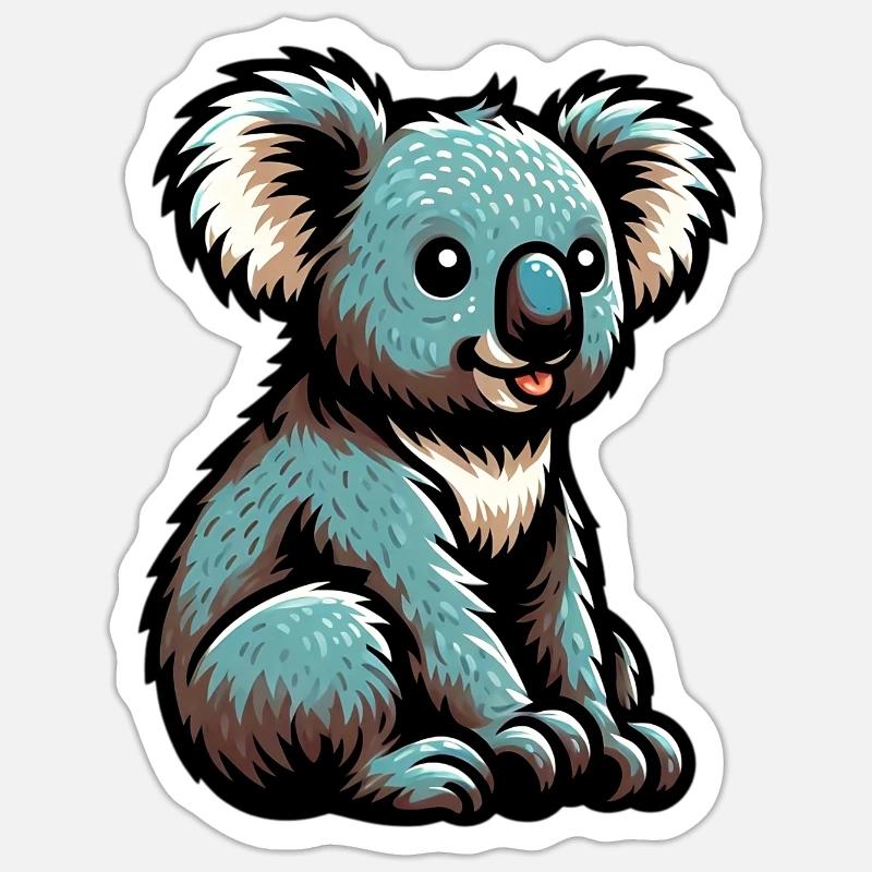 Koala Sticker size S (10 x 10 cm)