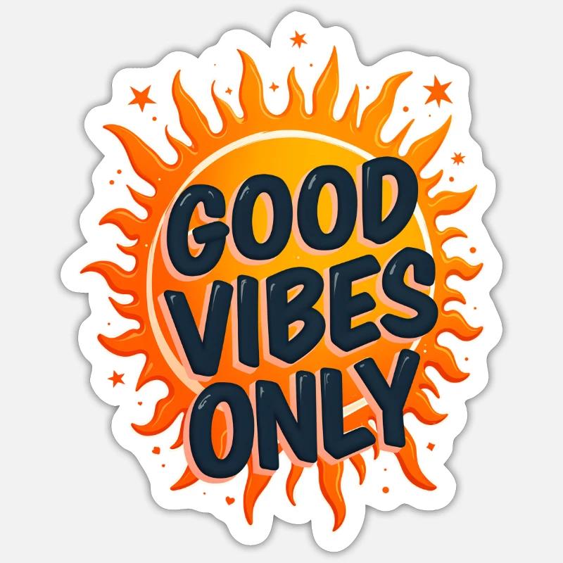 TREND QUOTES VIBES Sticker size S (10 x 10 cm)