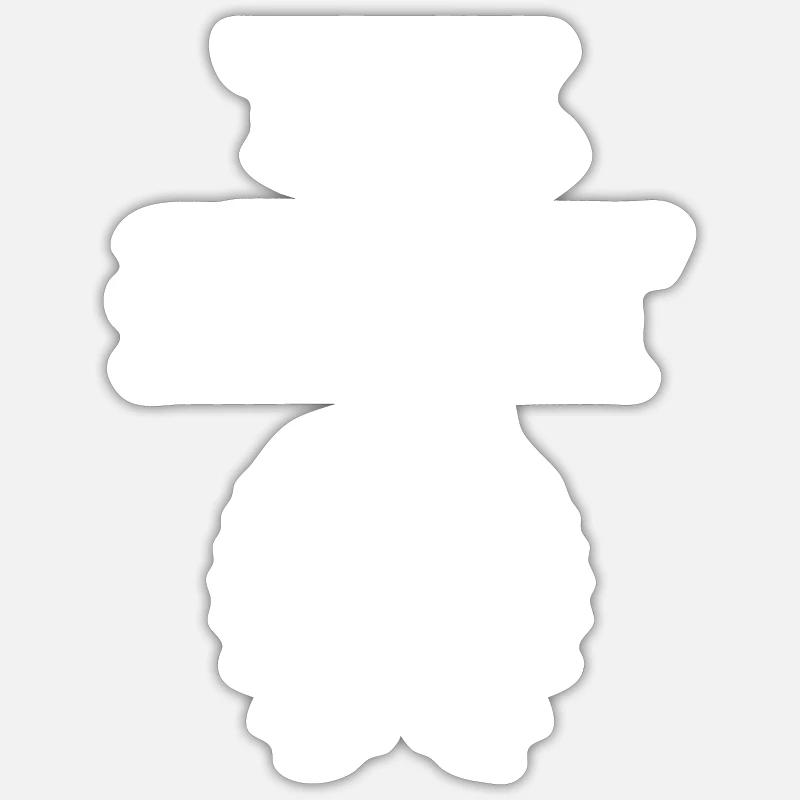 the best white - Sticker size S (10 x 10 cm) - white matte