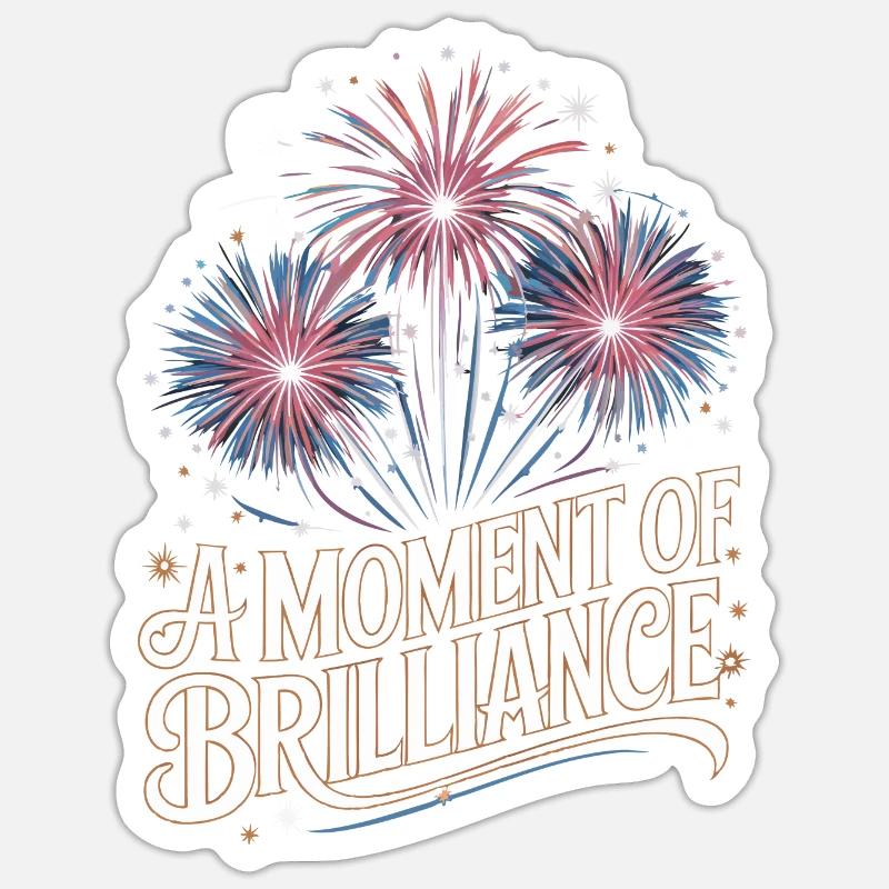 Pyrotechnie Feux d’artifice Pyrotechnie - Sticker taille S (10 x 10 cm) - blanc mat