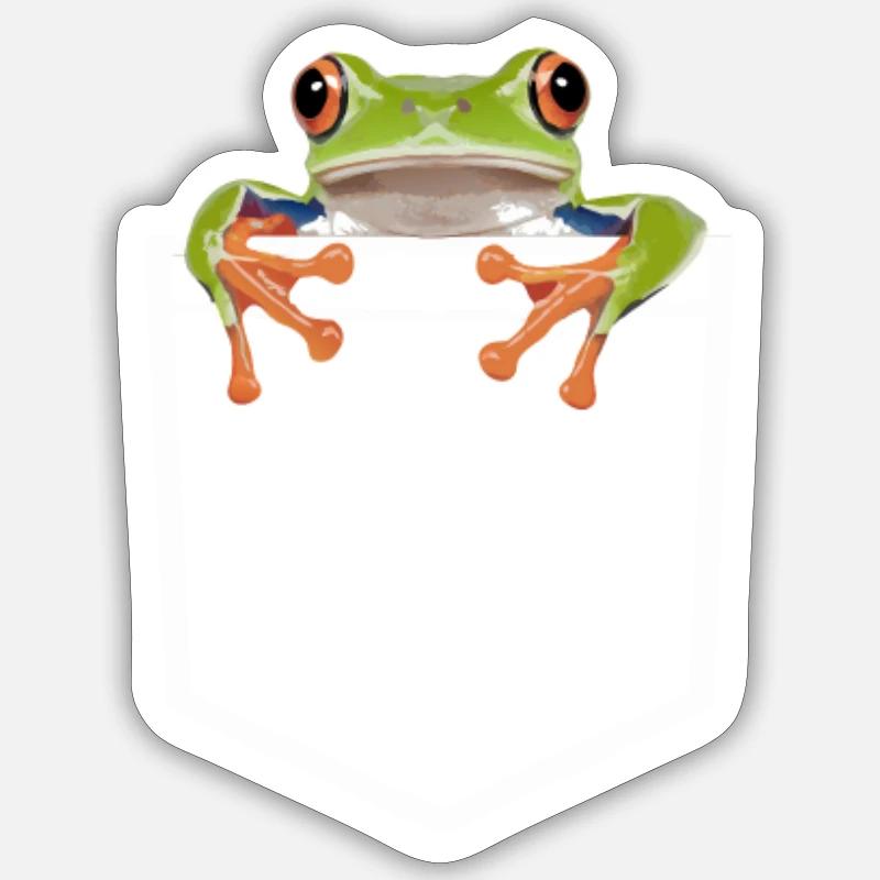 Frog Toad Sticker size S (10 x 10 cm)