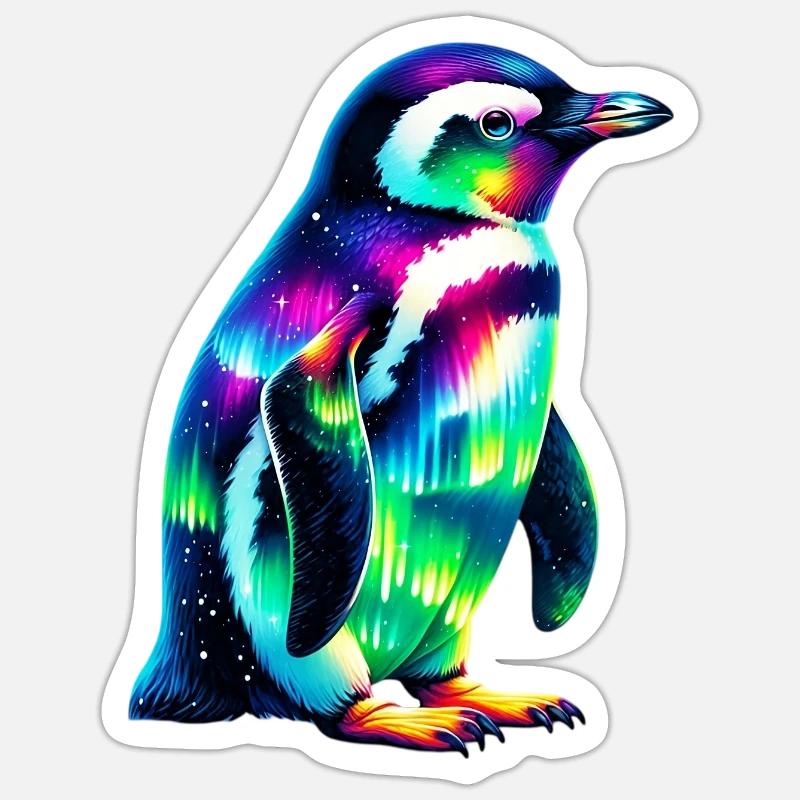 Penguin - Sticker size S (10 x 10 cm) - white matte