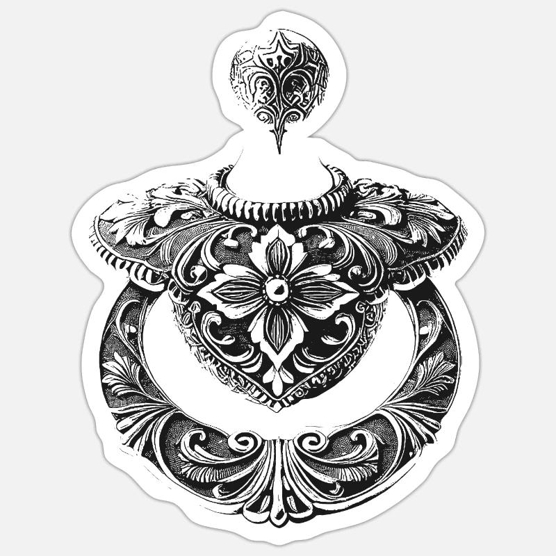 Sucette - Sticker taille S (10 x 10 cm) - blanc mat