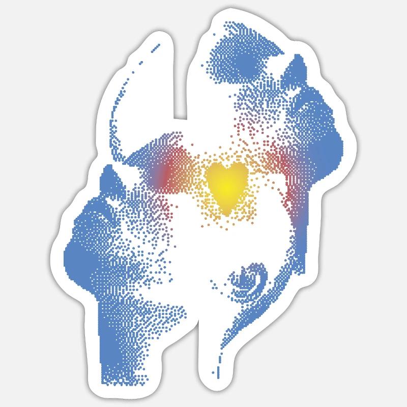 Sticker Größe S (10 x 10 cm) - 