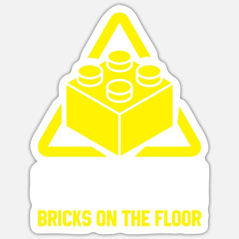 Brick Builder Brick Building Master Builder Sticker size S (10 x 10 cm)