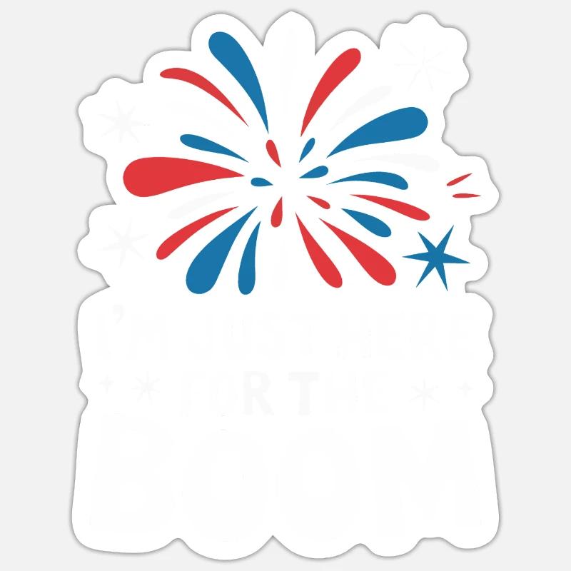 Pyrotechnie Feux d’artifice Pyrotechnie - Sticker taille S (10 x 10 cm) - blanc mat