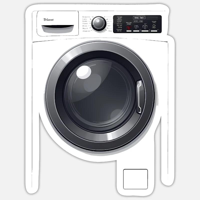 Remplacement de costume de machine à laver Carnaval Sticker taille S (10 x 10 cm)