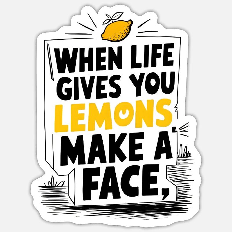 Make a Face Sticker size S (10 x 10 cm)