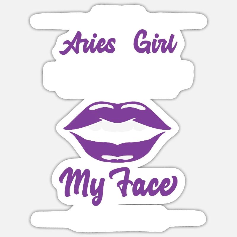 Sternzeichen Widder Sticker Größe S (10 x 10 cm)