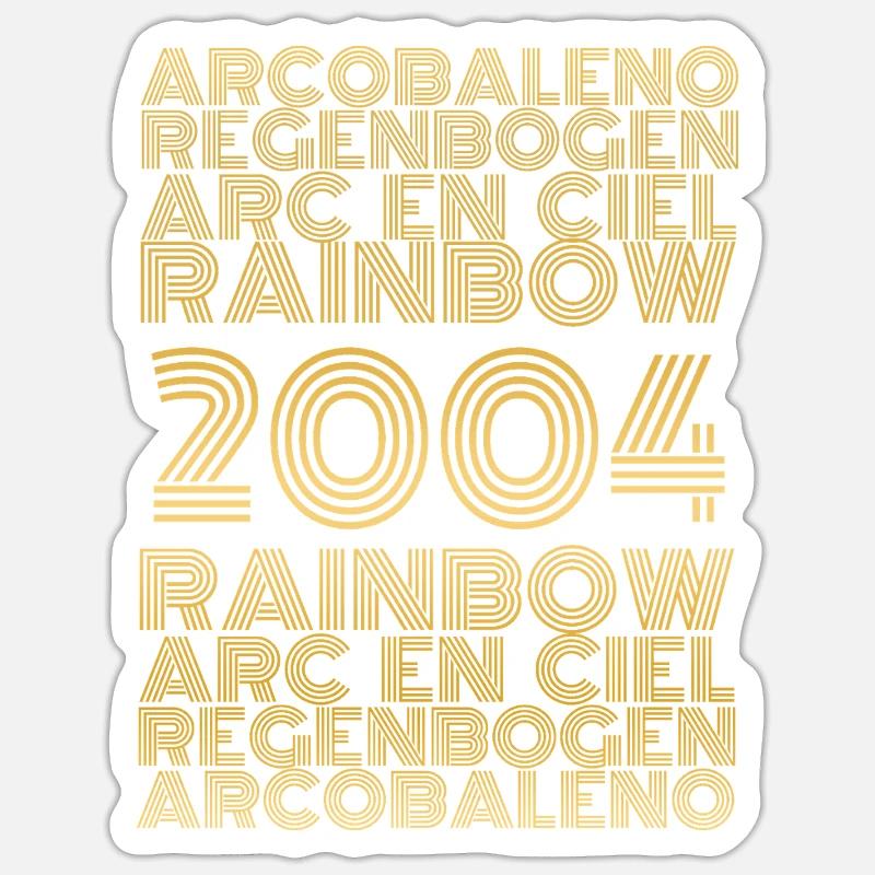 Arc 2004 - Sticker size S (10 x 10 cm) - white matte