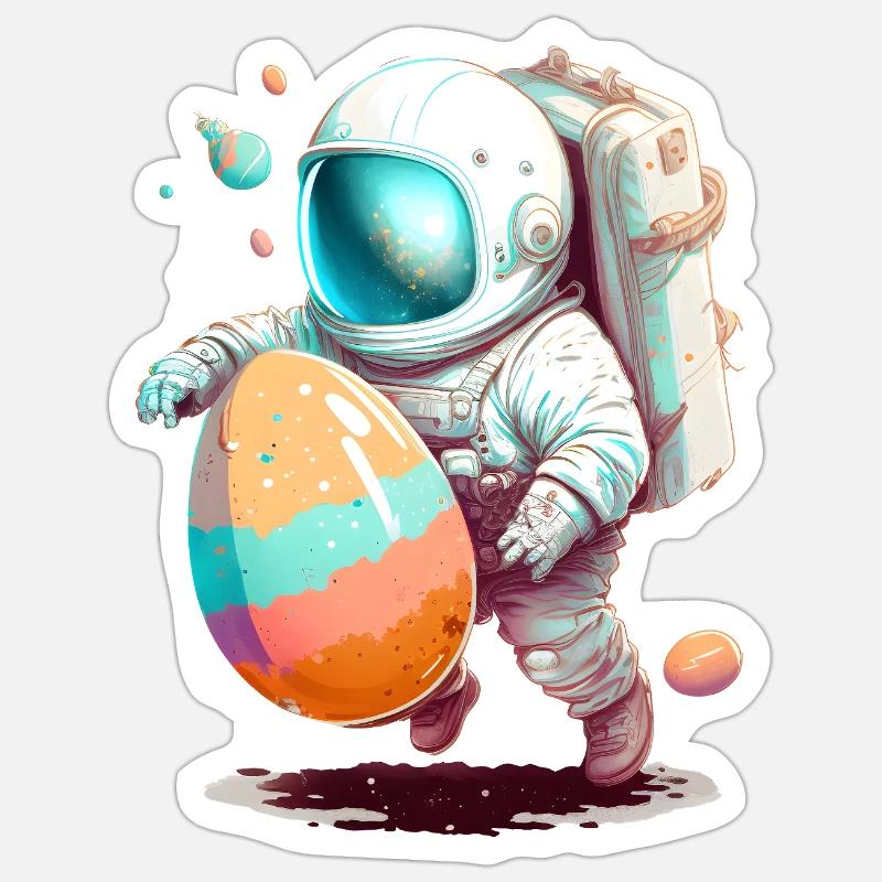 Easter Easter Bunny Easter Eve Easter Sunday Easter Egg Spring Sticker size S (10 x 10 cm)