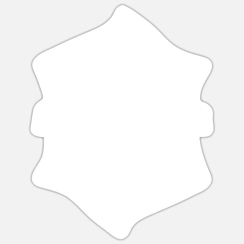 Breathing instructor - Sticker size S (10 x 10 cm) - white matte