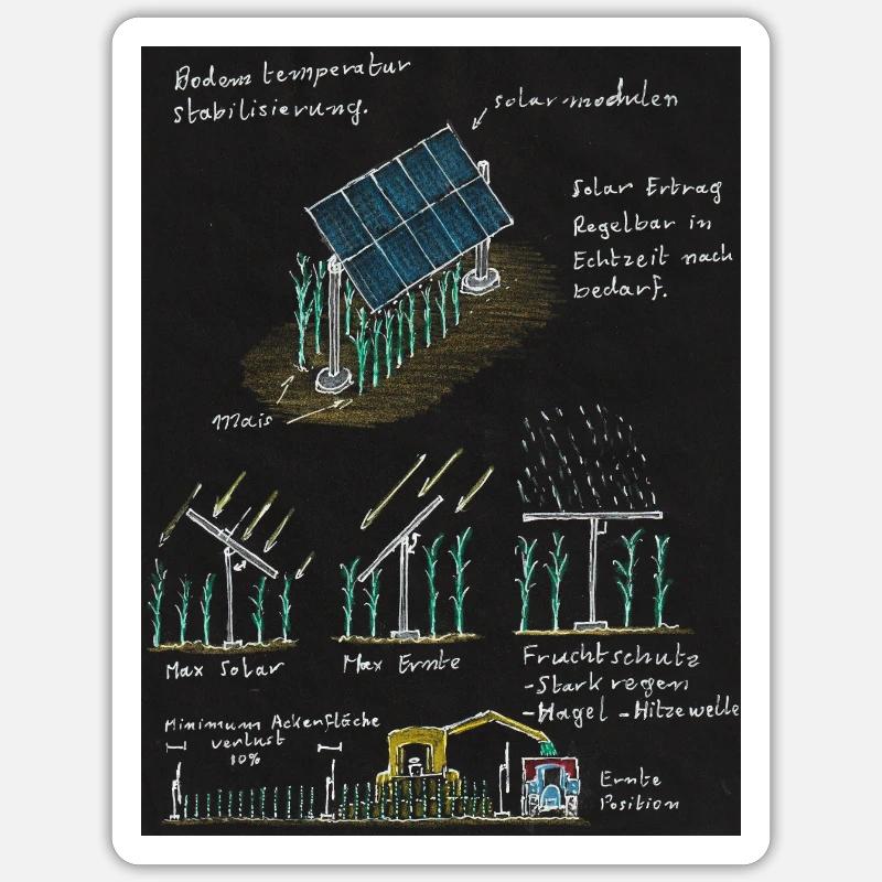 AgroPVflexA Sticker size S (10 x 10 cm)