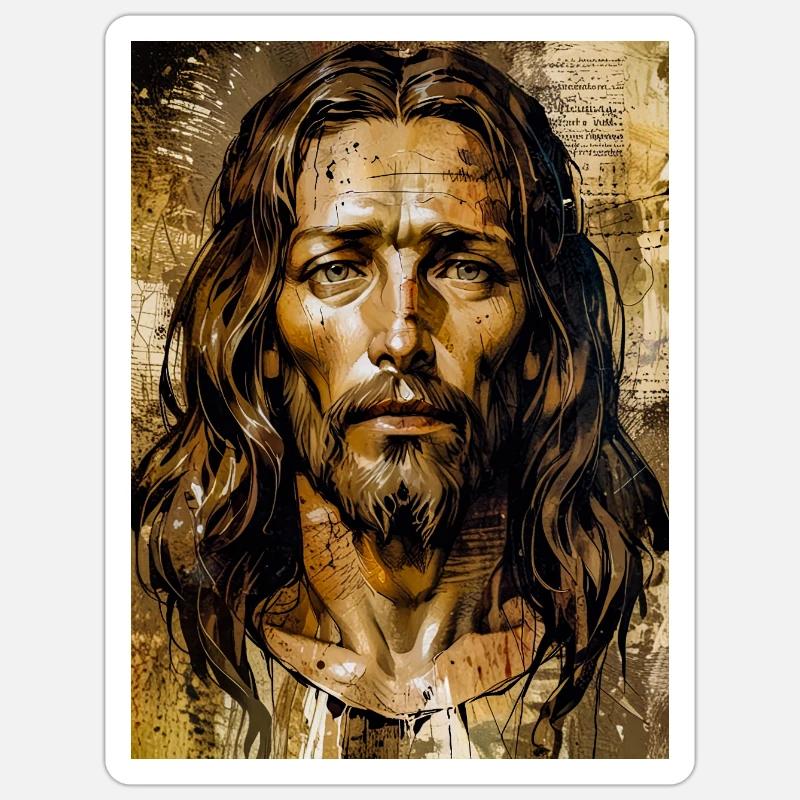 Le Messie souffrant Sticker taille S (10 x 10 cm)