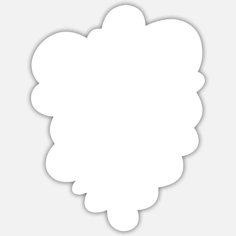 Équipe de rêve - Sticker taille S (10 x 10 cm) - blanc mat