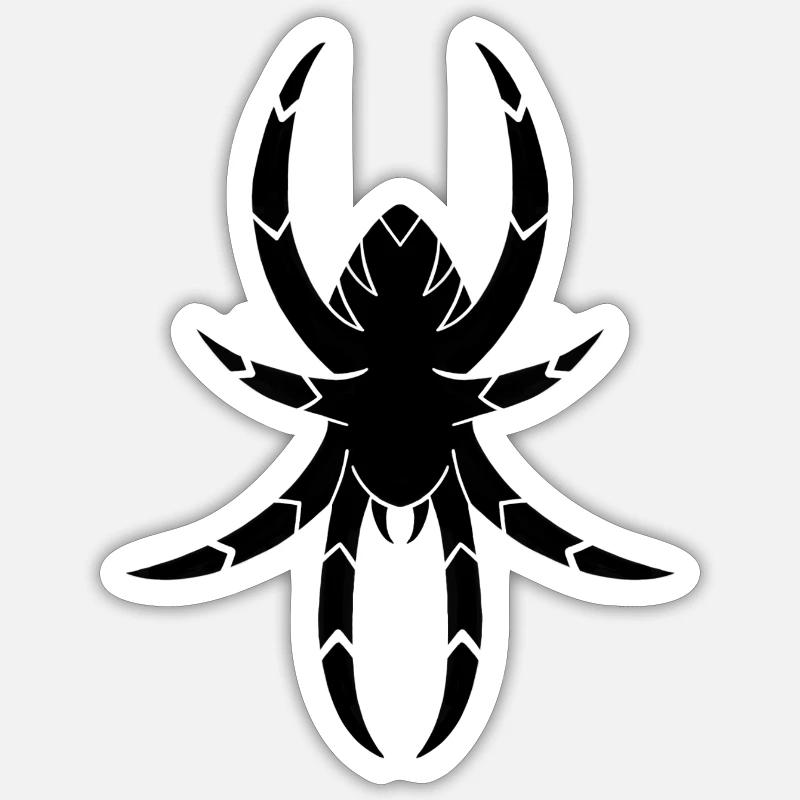 Spider - Sticker size S (10 x 10 cm) - white matte