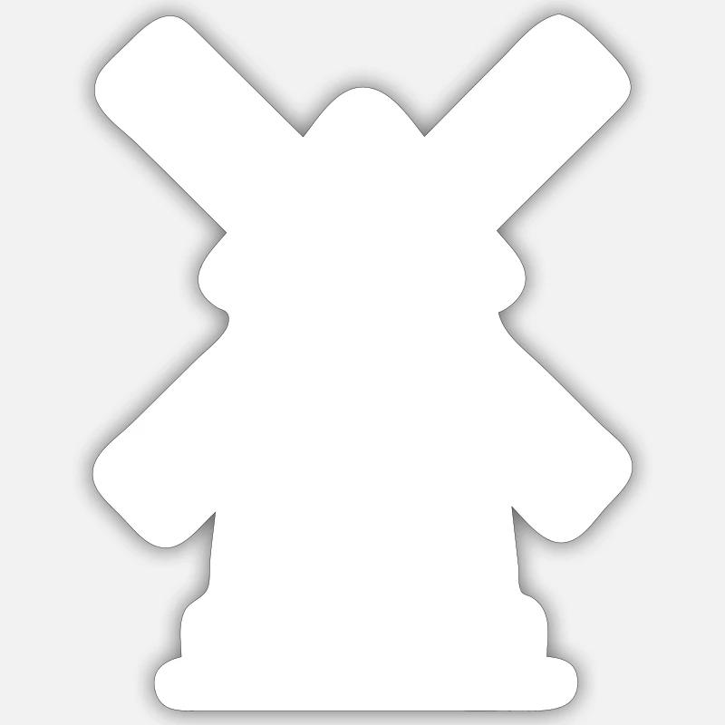 Windmill icon Sticker size S (10 x 10 cm)