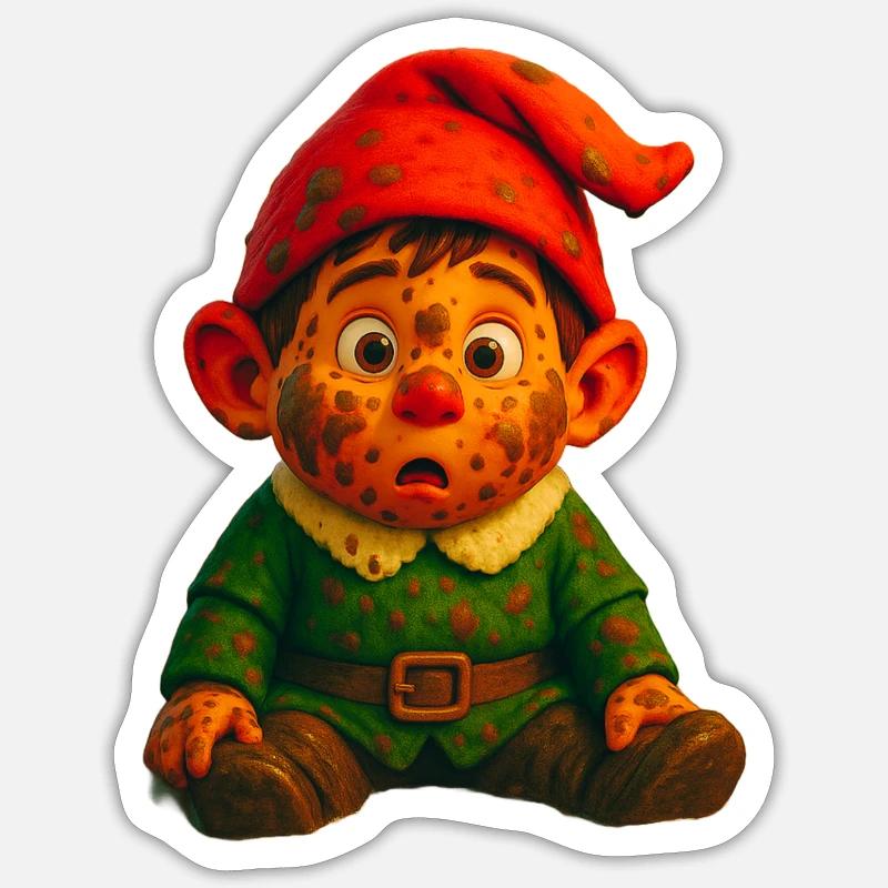 imp - Sticker size S (10 x 10 cm) - white matte
